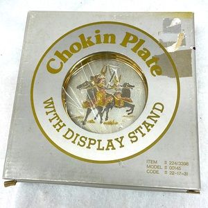 NEW!!! Vintage 24kt gold Japanese Chokin plate 6”